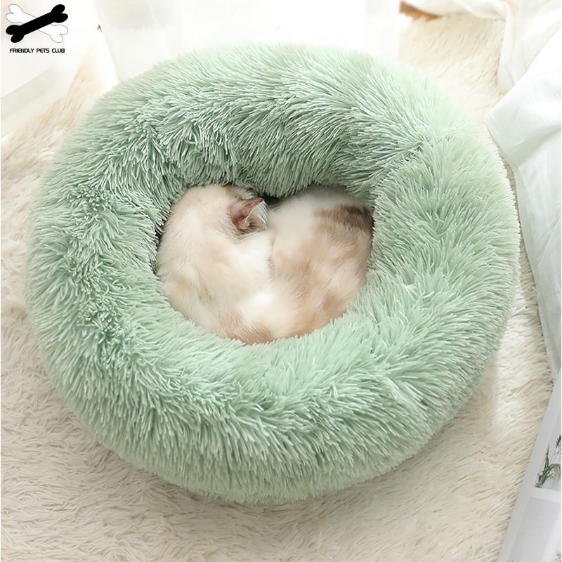 Donut Cuddler Bed for Dogs & Cats - Ultra-Soft, Washable