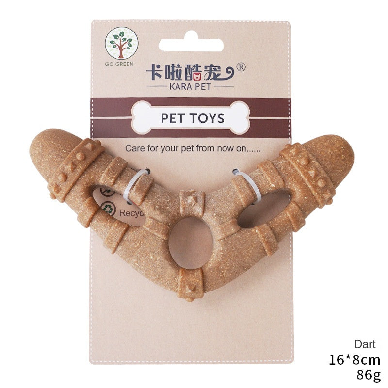 Bone-Shaped Chew Toy for Dogs - Durable Teeth Cleaning Stick