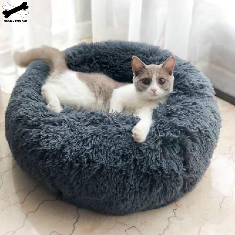 Donut Cuddler Bed for Dogs & Cats - Ultra-Soft, Washable