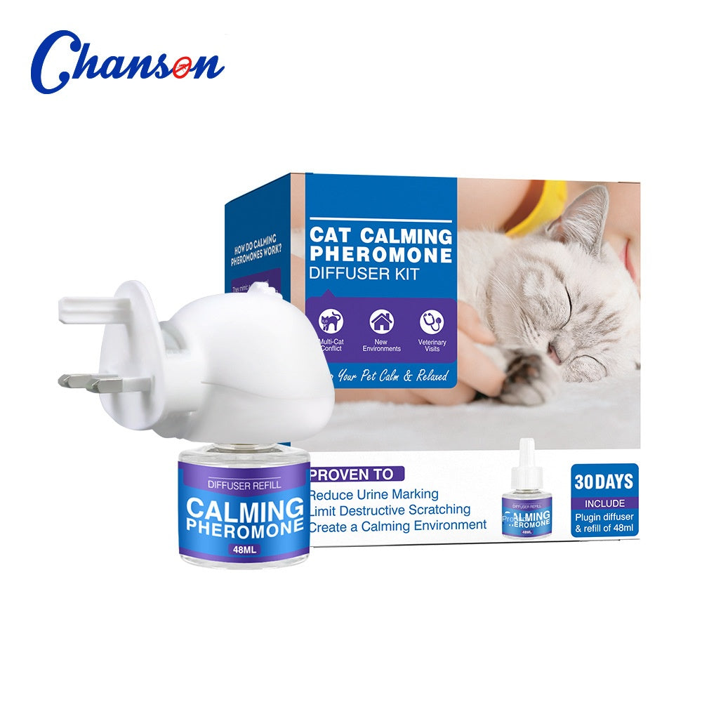 Cat Calming Pheromone Diffuser Set - Anti-Stress Mood Soother