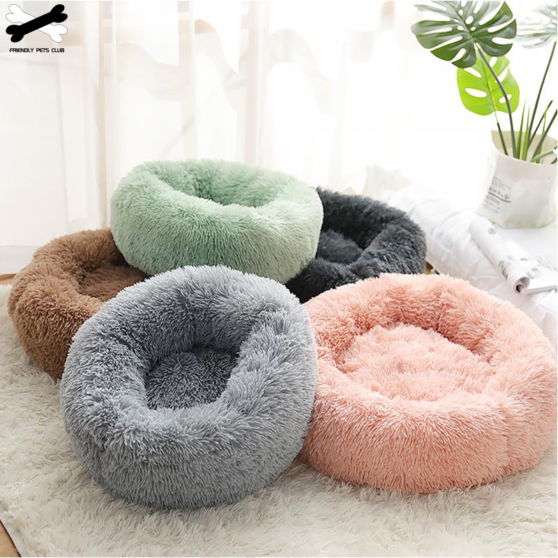 Donut Cuddler Bed for Dogs & Cats - Ultra-Soft, Washable