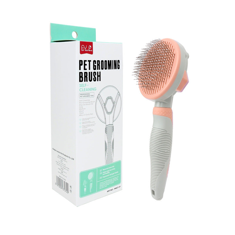 Self-Cleaning Slicker Brush for Dogs & Cats