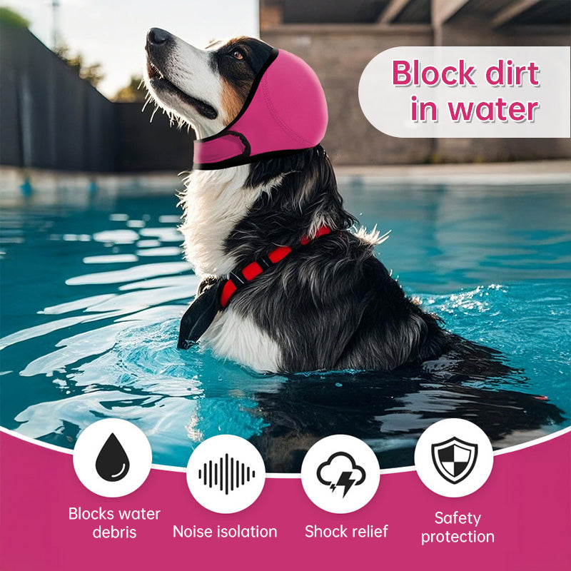 Noise-Cancelling Dog Ear Muffs - Waterproof for Swimming & Grooming
