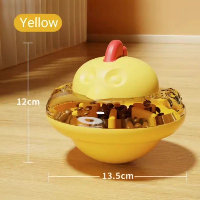 Chicken-Shaped Slow Feeder Puzzle Toy for Cats & Dogs