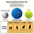 Interactive Chew Ball for Dogs - Bounce & Spin Motion Toy
