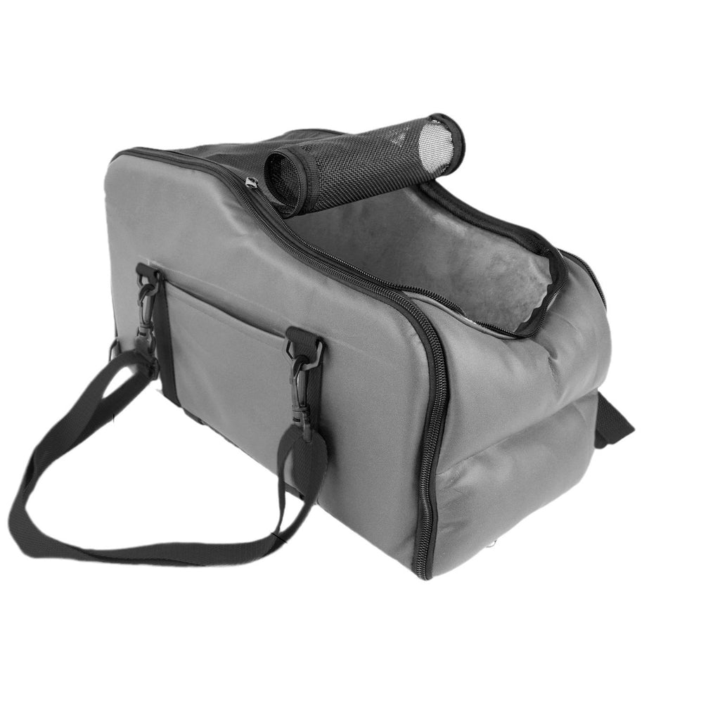 Portable Car Center Console Pet Bed - Travel Safety Seat for Small Dogs