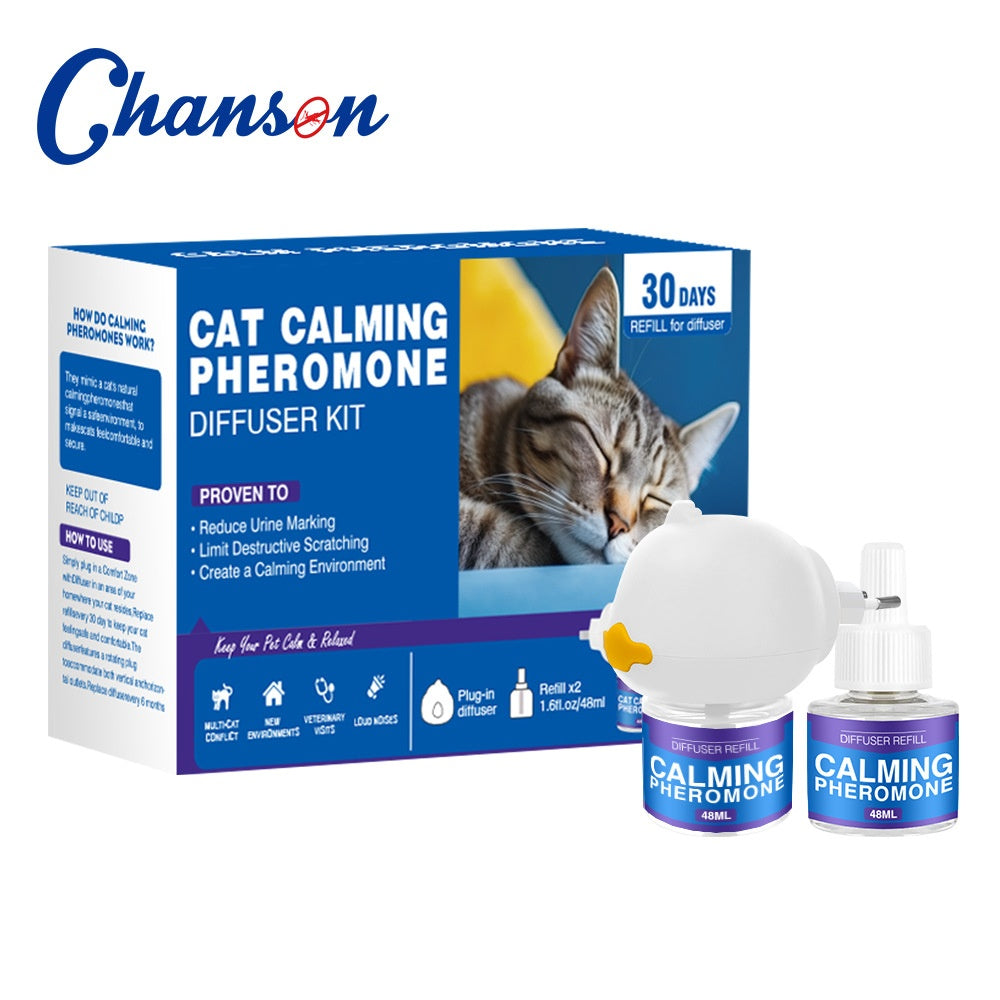 Cat Calming Pheromone Diffuser Set - Anti-Stress Mood Soother
