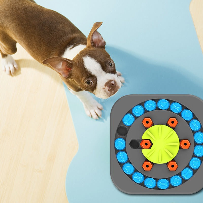 Interactive Treat-Hiding Puzzle Feeder for Dogs & Cats