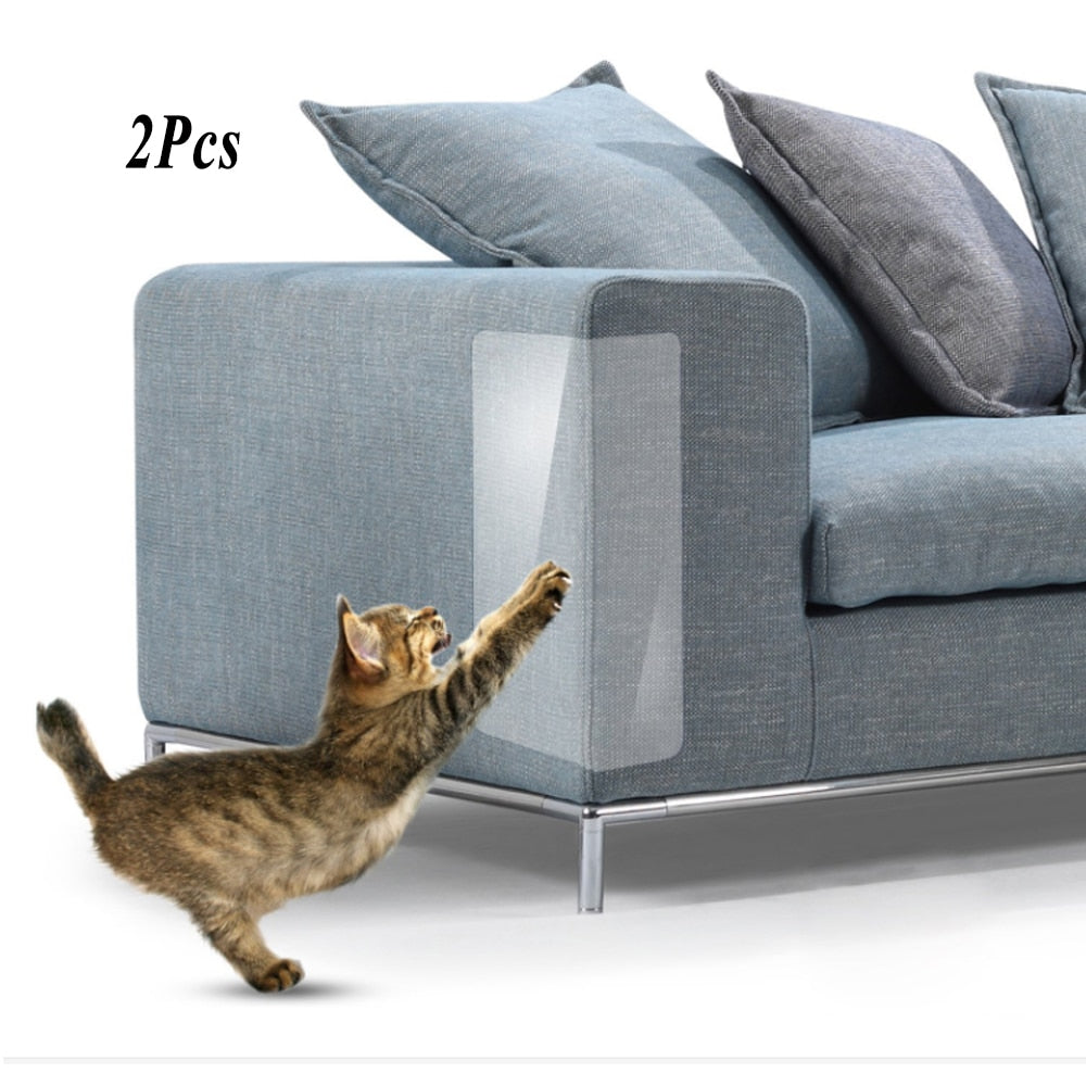 Furniture Scratch Guards for Cats - Flexible Protector Pads, Set of 2