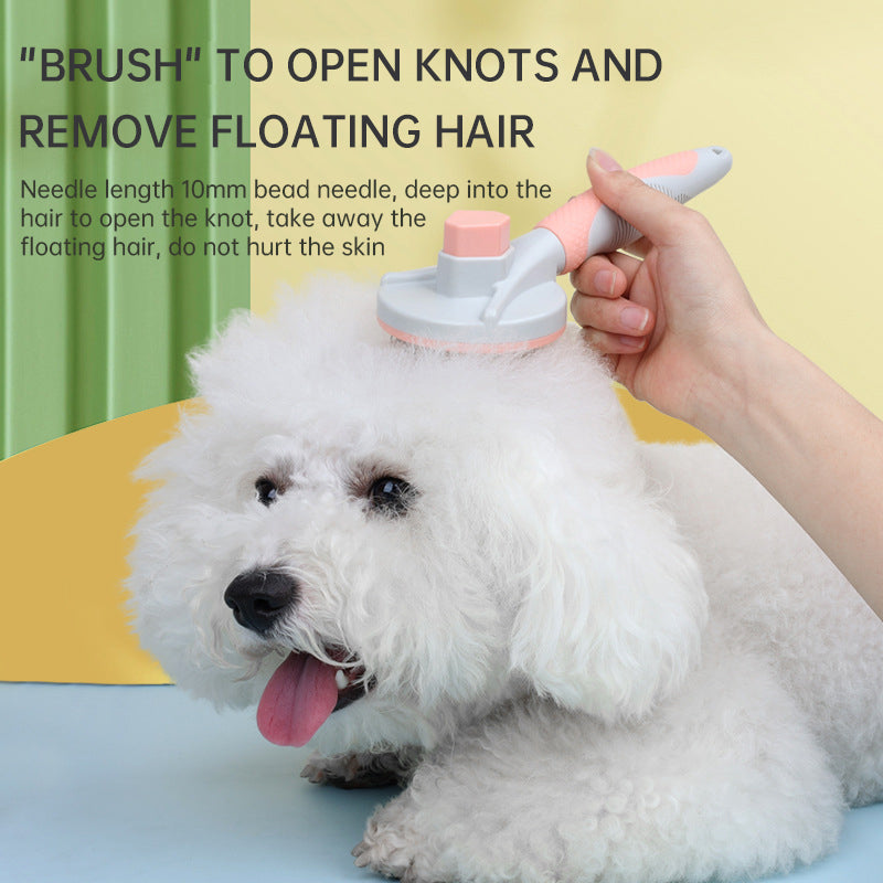 Self-Cleaning Slicker Brush for Dogs & Cats