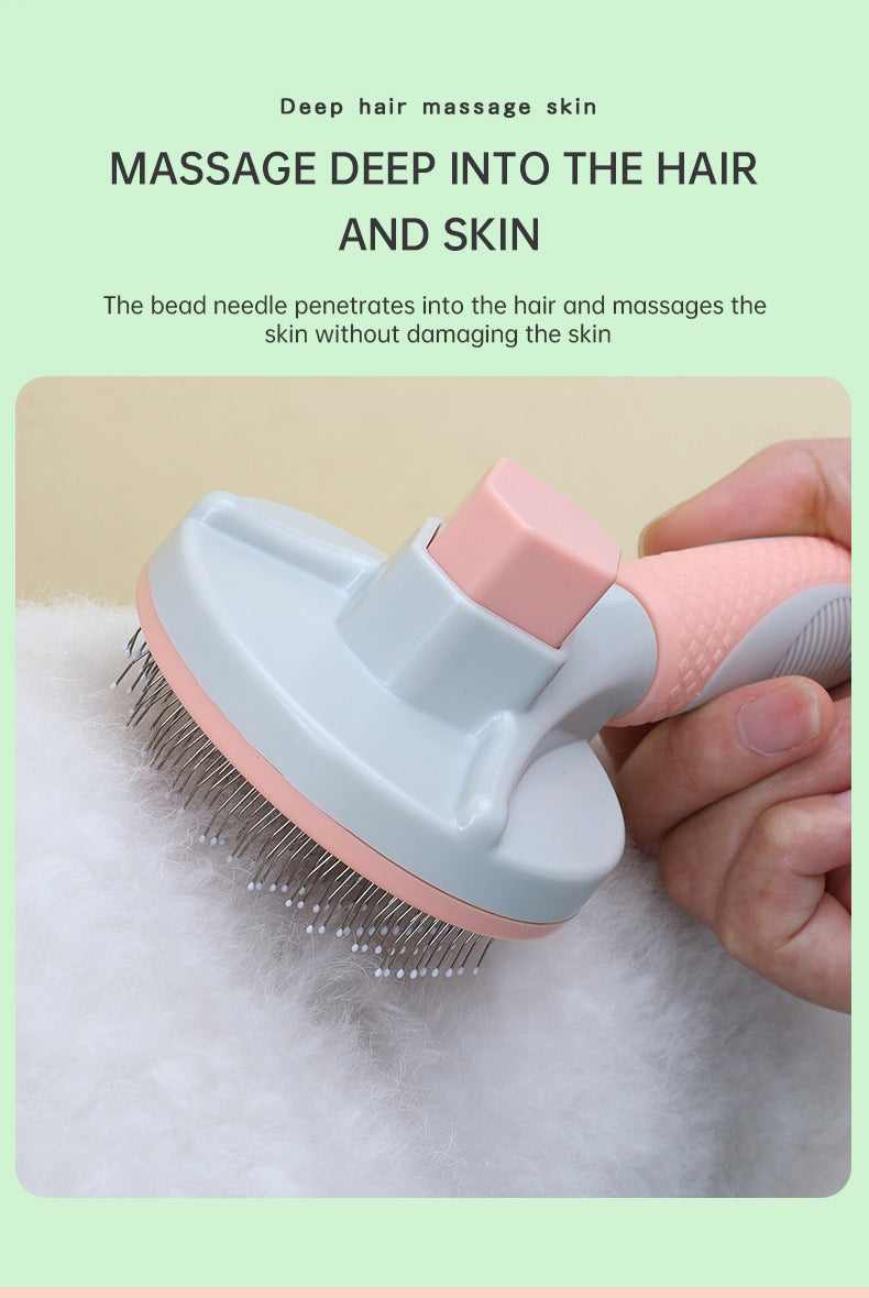 Self-Cleaning Slicker Brush for Dogs & Cats