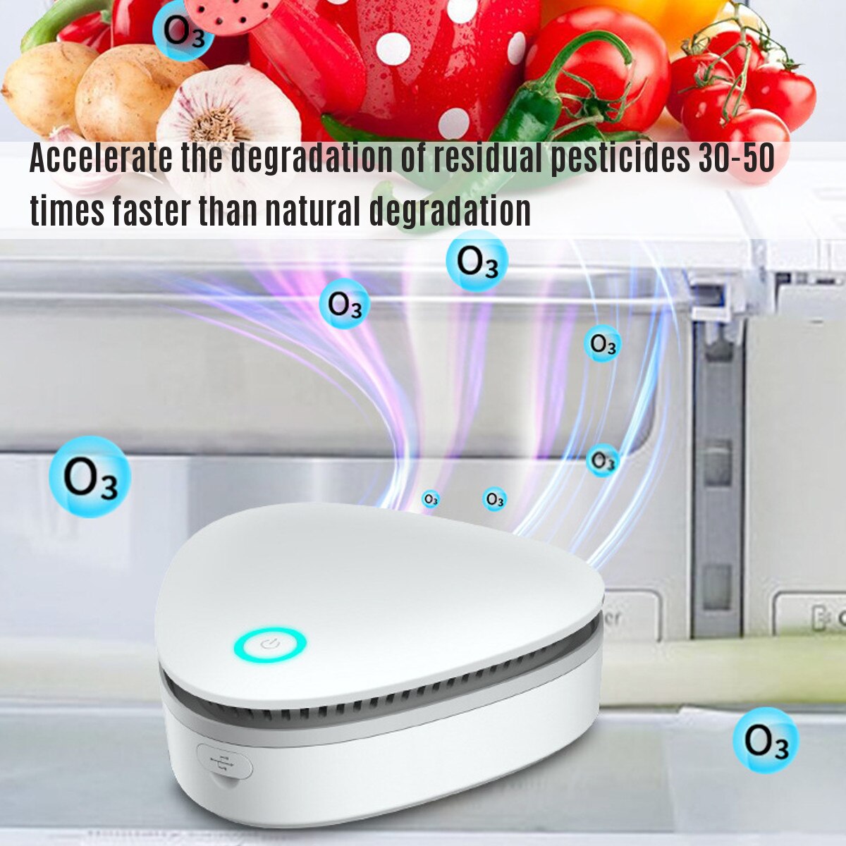 Portable USB Mini Air Purifier & Odor Eliminator for Pet Spaces