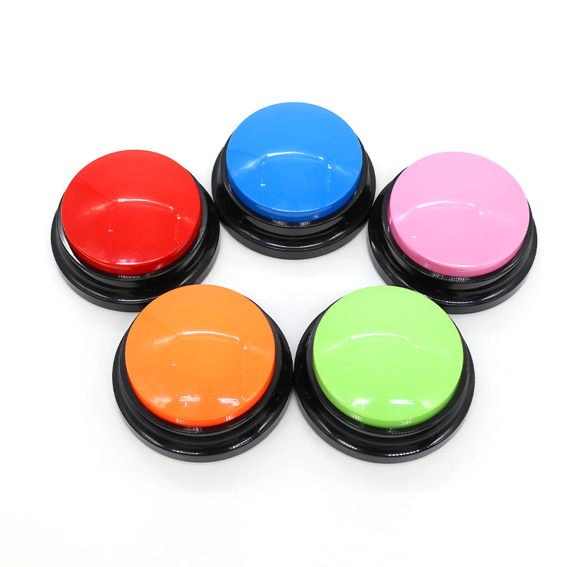 Talking Buttons for Dogs & Cats - Recordable Communication Toy