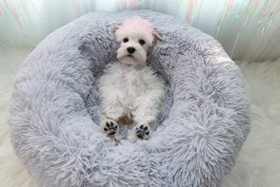 Plush Cozy Kennel Bed for Dogs