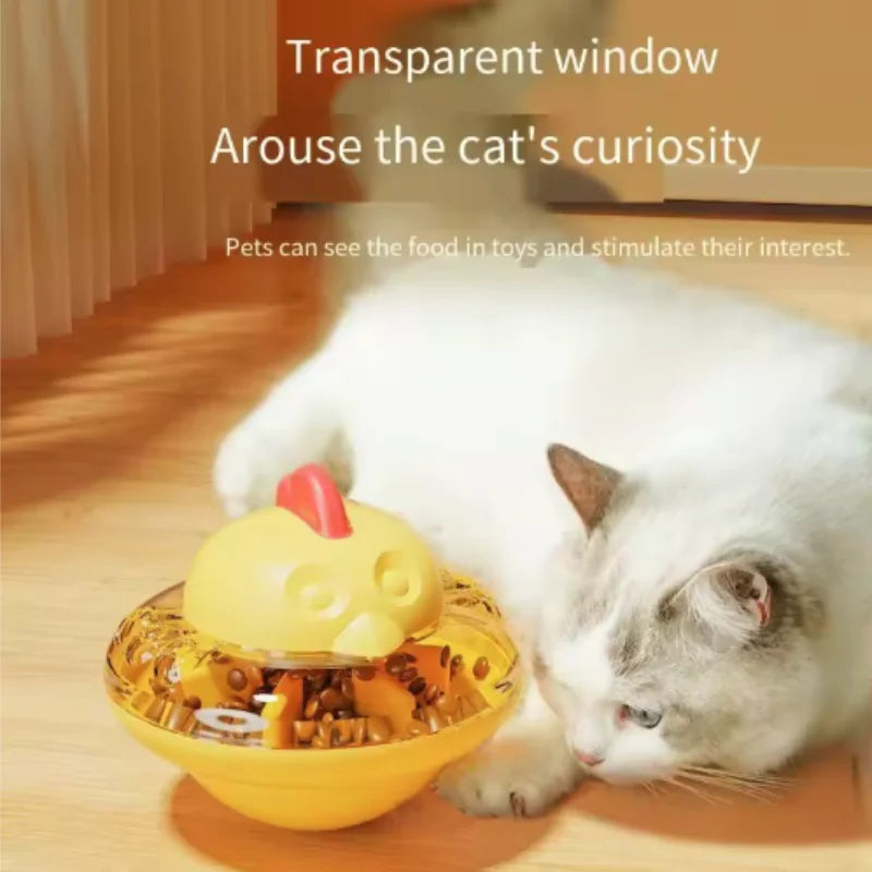 Chicken-Shaped Slow Feeder Puzzle Toy for Cats & Dogs