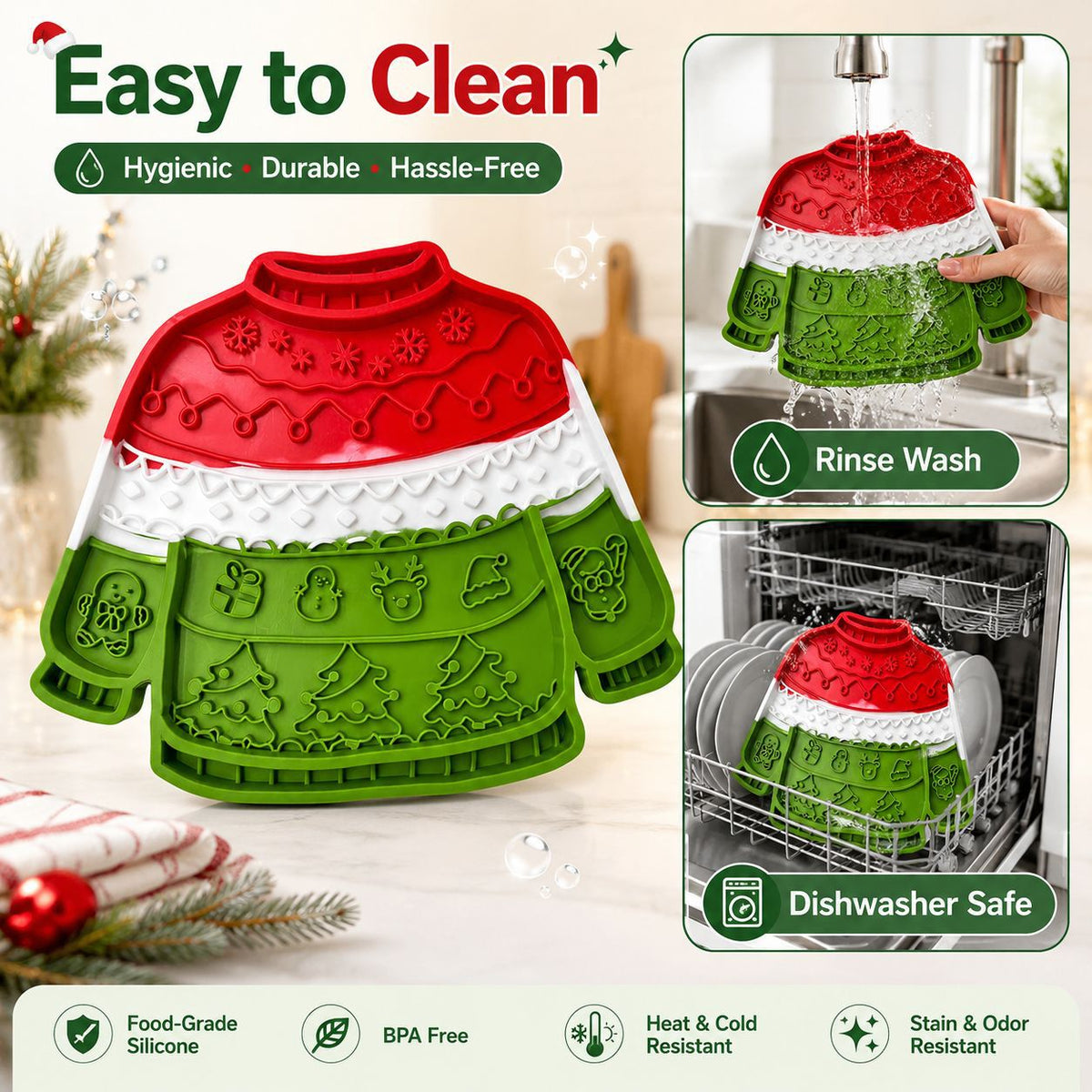 Silicone Slow-Feeding Licking Mat - Calming Enrichment Pad for Pets