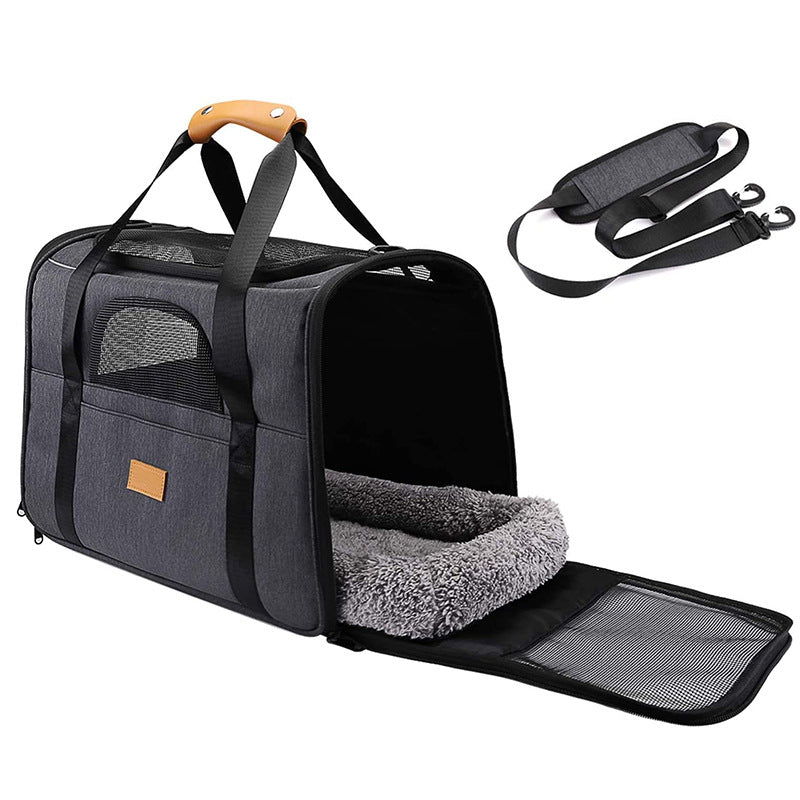 Foldable Cat & Small Dog Travel Backpack - Breathable Pet Carrier
