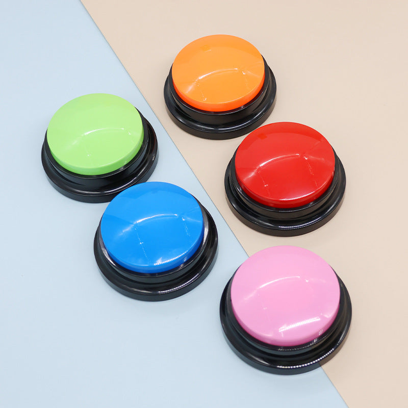 Talking Buttons for Dogs & Cats - Recordable Communication Toy