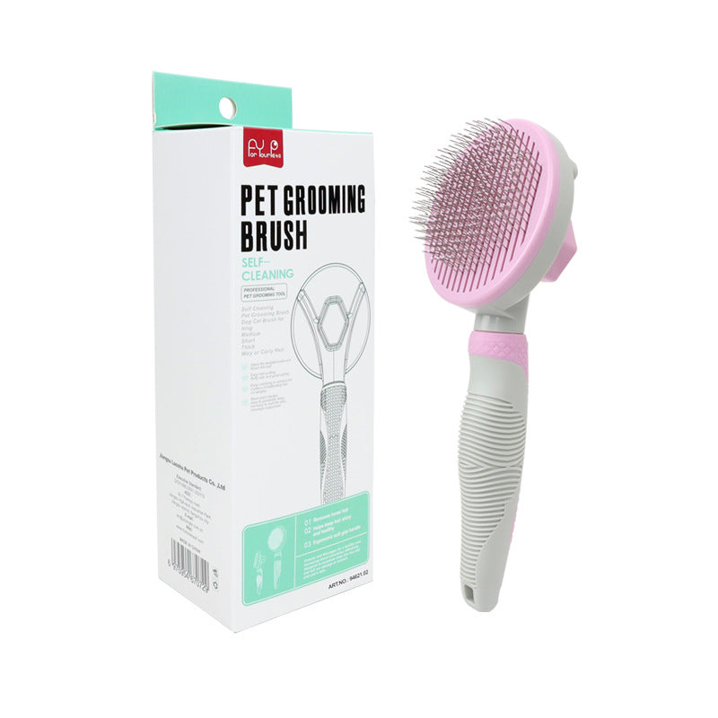 Self-Cleaning Slicker Brush for Dogs & Cats