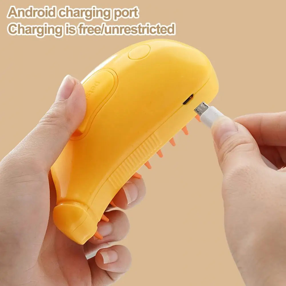 Multifunctional Pet Grooming Brush - Steam Cat Brush for Hair Removal