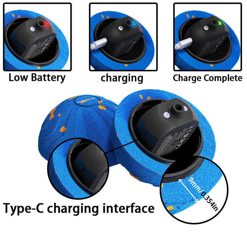 Interactive Chew Ball for Dogs - Bounce & Spin Motion Toy