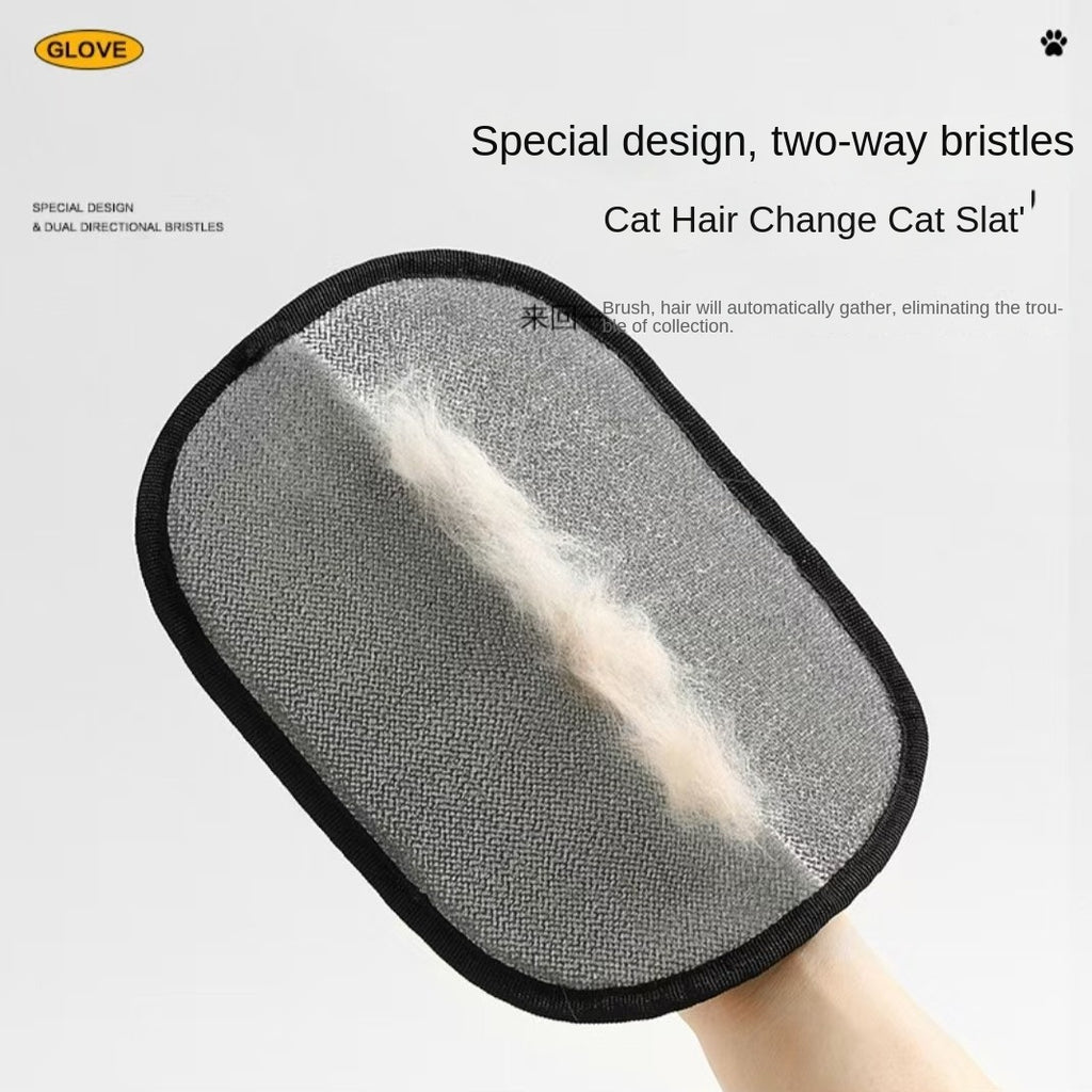 Pet Grooming Glove - Anti-Static Hair Removal for Cats & Dogs