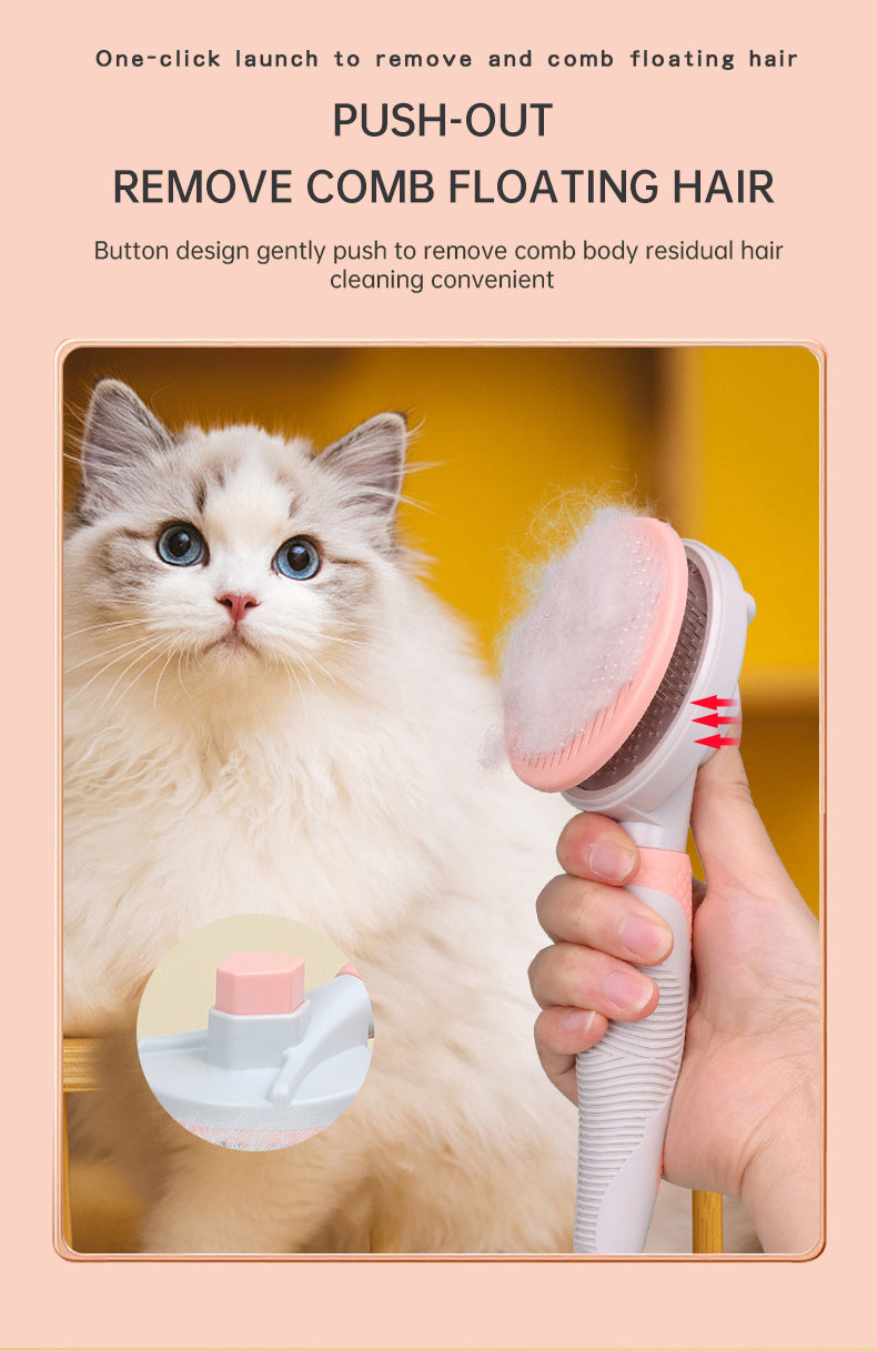 Self-Cleaning Slicker Brush for Dogs & Cats