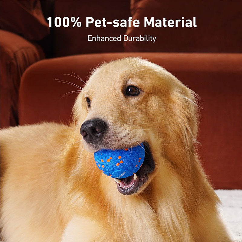 Interactive Chew Ball for Dogs - Bounce & Spin Motion Toy