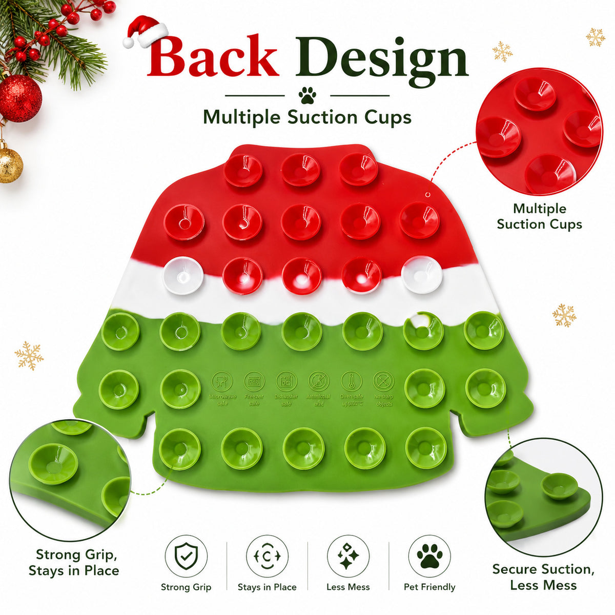 Silicone Slow-Feeding Licking Mat - Calming Enrichment Pad for Pets