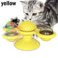 Rotating Windmill Puzzle Toy with Catnip Ball for Cats