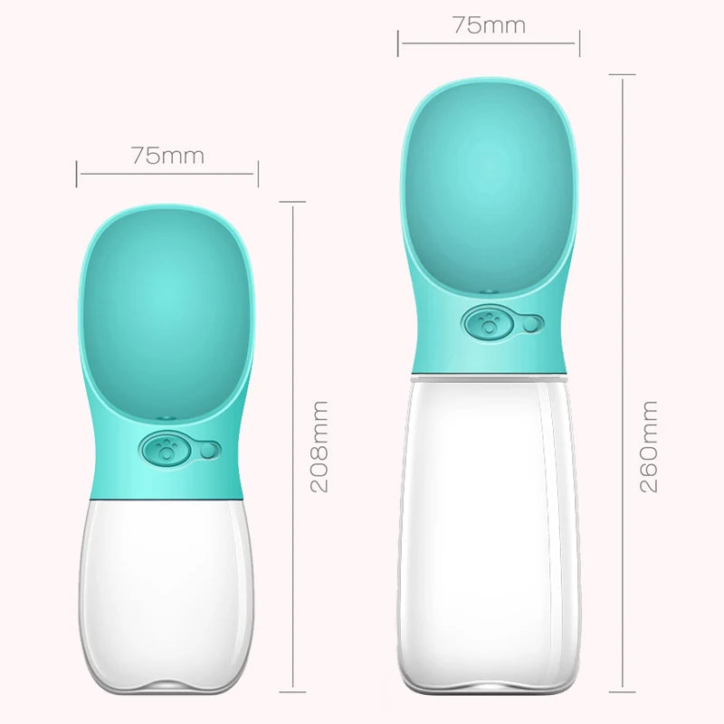 Portable Travel Water Bottle for Dogs & Cats - Leak-Proof Drinking Dispenser