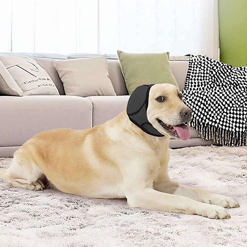 Noise-Cancelling Dog Ear Muffs - Waterproof for Swimming & Grooming