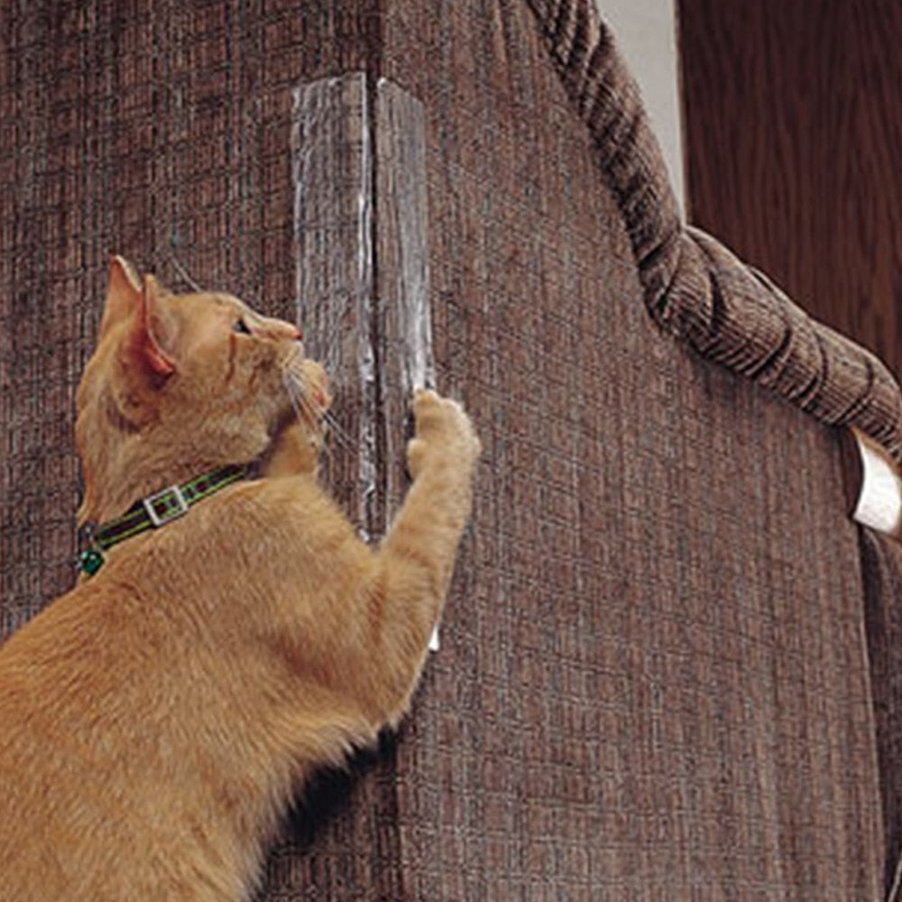 Furniture Scratch Guards for Cats - Flexible Protector Pads, Set of 2