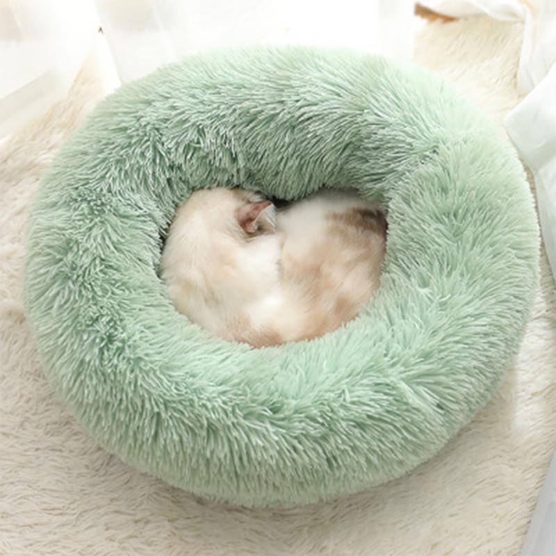 Donut Cuddler Bed for Dogs & Cats - Ultra-Soft, Washable