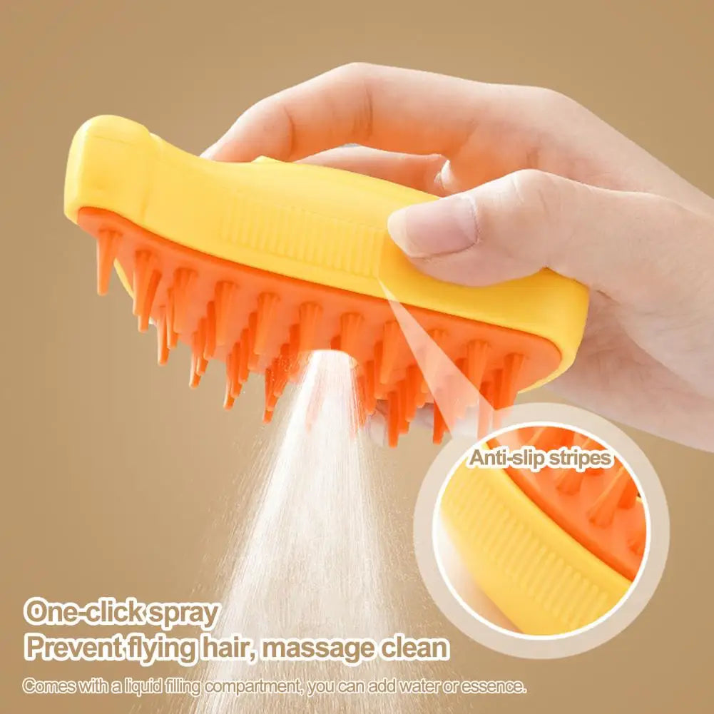 Multifunctional Pet Grooming Brush - Steam Cat Brush for Hair Removal