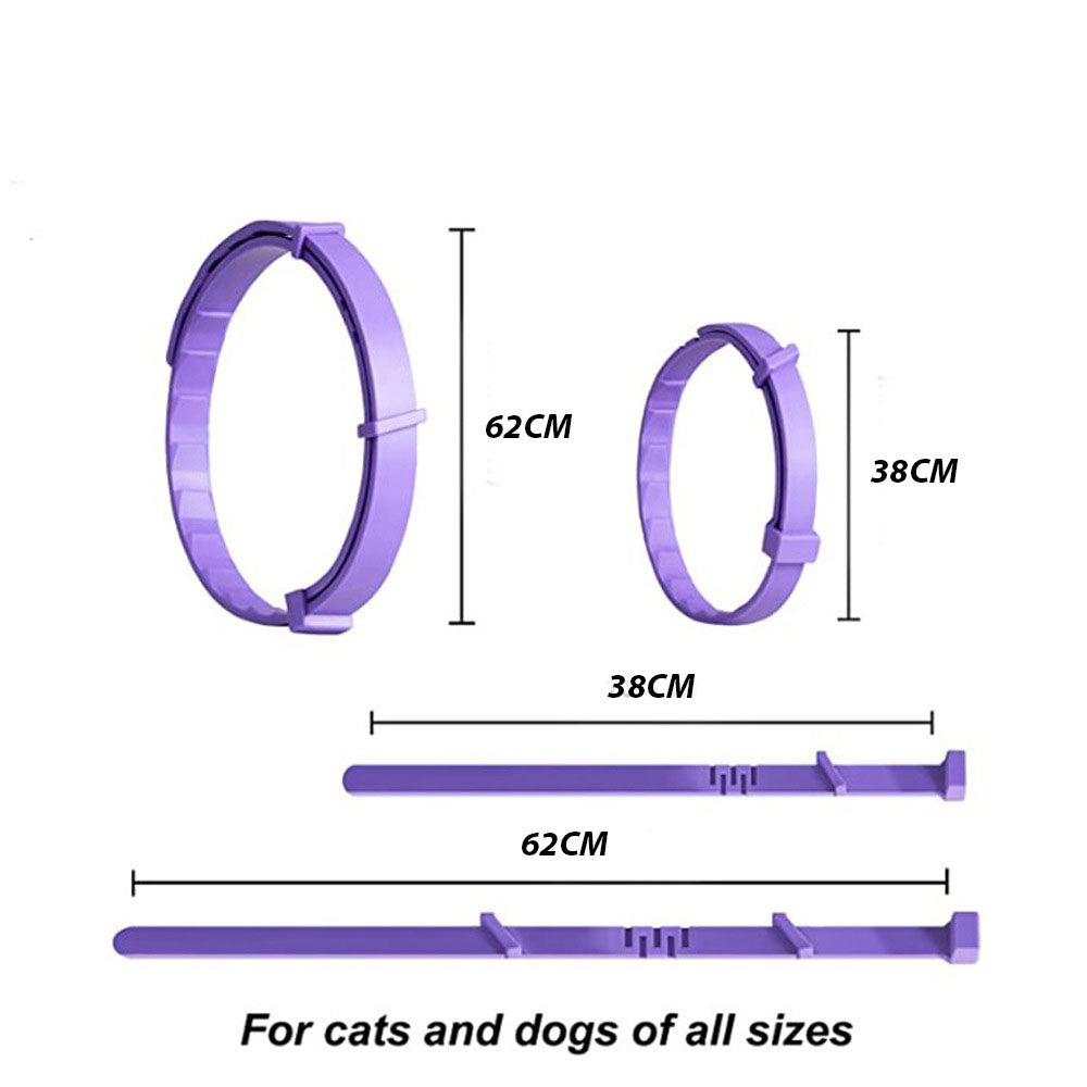 Calming Collar for Dogs & Cats - Adjustable, Waterproof, Anxiety Relief