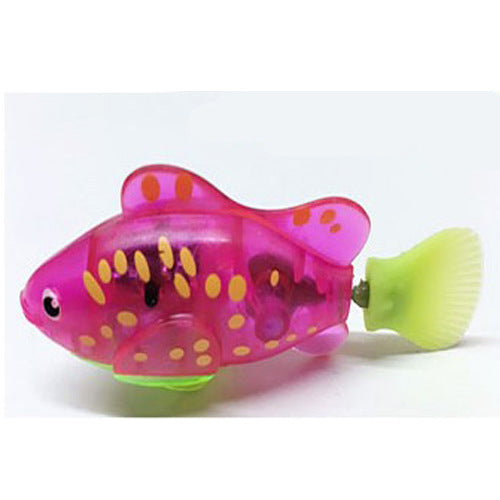 Interactive Robotic Swimming Fish Toy for Cats - Motion-Activated