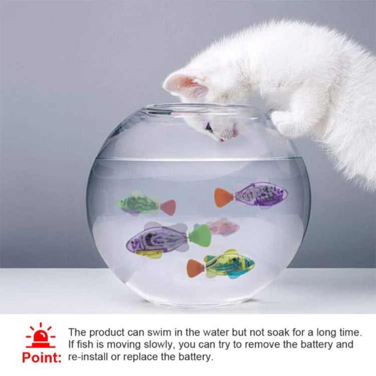 Interactive Robotic Swimming Fish Toy for Cats - Motion-Activated