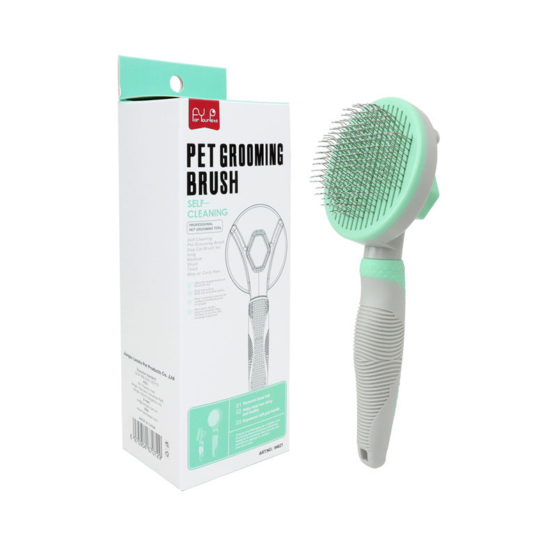 Self-Cleaning Slicker Brush for Dogs & Cats