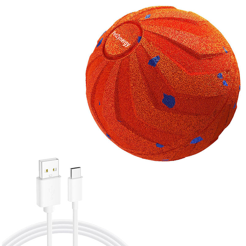 Interactive Chew Ball for Dogs - Bounce & Spin Motion Toy