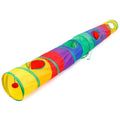 Collapsible Play Tunnel for Cats - Interactive Hide & Puzzle Toy